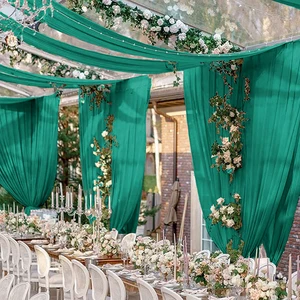 Sheer Fabric Ceiling Draping Wedding Decoration Ceiling Drapes Quality Wedding Decoration