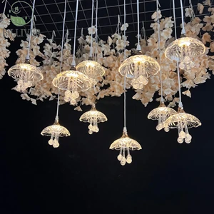 New wedding 10-light chandelier wedding hall ceiling decoration wedding banquet decorative lights props event decoration