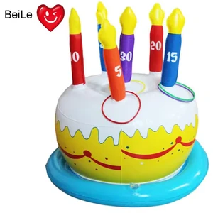 Beile Factory Price Customized Inflatable Birthday Cake Model Decoration for Birthday Party