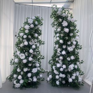 Wholesale Handmade Soft Silk Wedding Arch with Flower Backdrop for Event & Back to School Decorations Customizable Sizes