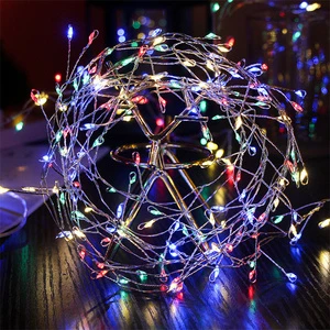 Holiday Light Outdoor Indoor 100LED String Light 8 Modes Waterproof Garden String Lights for Christmas Wedding Party Decoration