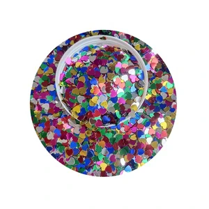 Wholesale 500g Multicolor Love Heart Glitter Confetti Sequins for Wedding Birthday Party Christmas Table Decoration DIY Crafts