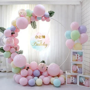 Factory Wedding Arches for Ceremony Circle Backdrop Stand Round Balloon Arch Stand