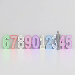 KONCEPT Wholesale Wedding Decor Light Sign Marquee Letter 4ft Led Big Numbers Giant Light up Letters Led Marquee Love Letters