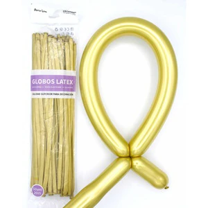 Party Love Latex Balloons 260 Gold Metallic 50 Count For Birthday Decoration