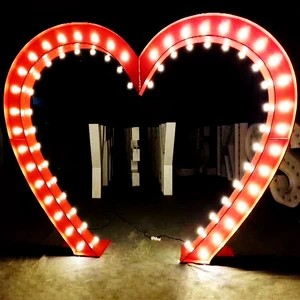 Hot Sale Wedding Decoration Romantic Marquee Giant Led 3ft Light up Numbers Marquee Numbers Giant Letters Signboard Signage