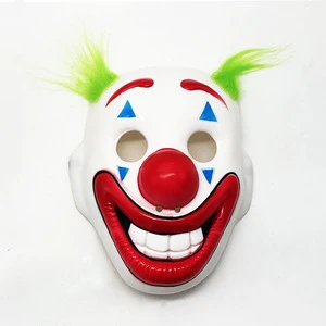 New Halloween Wig & Clown Mask Scary Cosplay Party Supplies for Easter Costume Party
