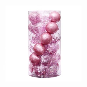 Good Quality Christmas Ball Set Plastic Christmas Ball Ornaments