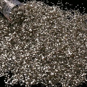 Champagne Silver Glitter Thick Glitter 1/24 Glitter Sequin for Sequin Fabric Wedding Lace Fabric for Party Dress