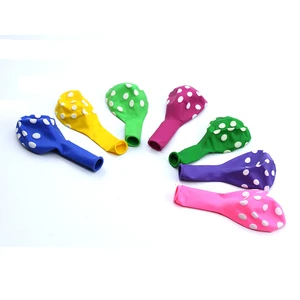 Wholesale 12 Inch Multicolor Round Shape Latex Polka Dot Latex Balloons