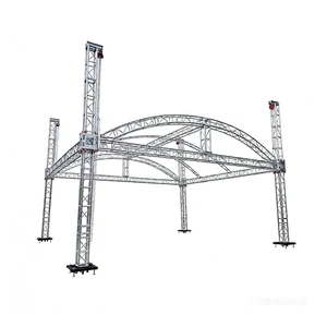 Event Stage System Aluminium Arch Roof Truss For Weddings Concerts Outdoor Use 700kg Load Capacity 15m Span Quick Installation