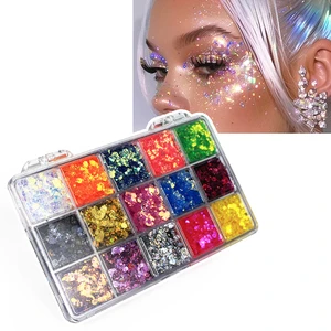 Wholesale Cosmetic Grade Shimmer Glitter Gel Bulk Makeup For Festival Party