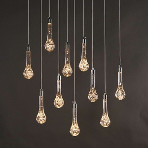 Wedding Ceiling Props 10heads Acrylic Drop Chandelier Wedding Arrangement Stage Decorative Lights Direct Wholesale