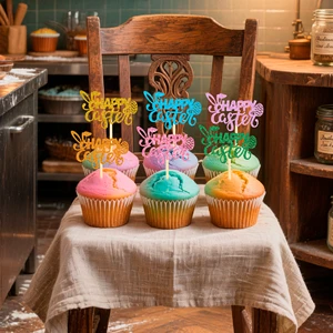 Wholesale Easter cake decoration rabbit cake decoration Easter egg cake decoration