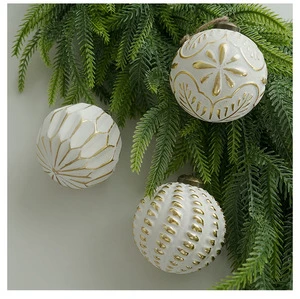 Foil-Wrapped Vintage Metallic Shiny Perfect Christmas Balls for Sparkly Tree Decor