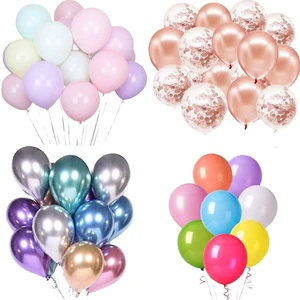 Wholesale Customizable All Sizes All Colors Latex Balloon Party Decoration for Wedding Feast Birthday Party Balloons