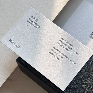 Feiyu Eco-friendly Custom Pearlescent Paper Cards for Wedding Use with Digital Printing Model 002
