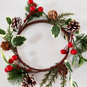 Christmas Decoration Artificial Christmas Party Wreaths and Garlands for Holiday Party Christmas Decorative Wreath
