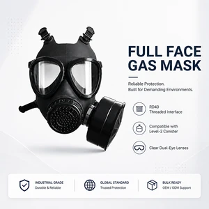 FNJ05 Full Face Gas Mask Hot Selling Fast-Moving Stock | Silicone RD40 Respirator Distribution Ready OEM Multi-Market Factory