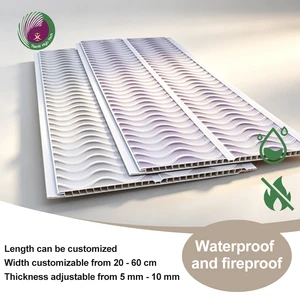 Restaurant Decoration Fireproof Acoustic Pvc Ceiling Panels Customizable Size 60x60 Smokeproof Pvc Ceiling Panel