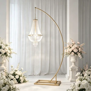 Premium Dimmable Multi Layer Chandelier Decorative Hanging Ceiling Lamp For Wedding Ceremony Banquet Hall Hotel Commercial Decor