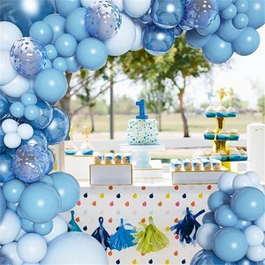 Wholesale Custom Vibrant Reusable Durable Decorations Children Wedding Birthday Colorful Latex Foil Party Balloon