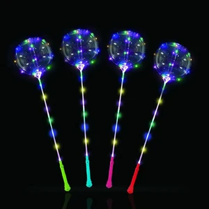Wholesale LED Bubble Balloon for Party Decoration Balloons for Birthday Wedding Party Baby Shower Light up Balloon Set