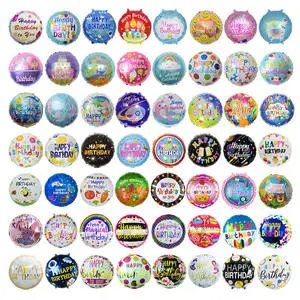 Happy Birthday Foil Balloons Set Bulk Wholesale Aluminum Letter Balloons Banner for Party Decoration Helium Mylar