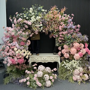 Top Quality Customized Flower Arch Artificial Silk Wedding Arch for Wedding Event Outdoor Decor