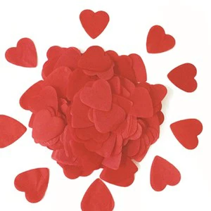 1inch Paper Wedding Confetti Red Heart