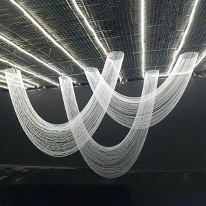 High-quality Wedding Hall Ceiling Decoration Product Hanging Acrylic Beads Chain Wedding Ceiling Decoration Finished Product