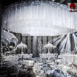 Wedding Decoration Ceiling Curtain Drapery Wedding Mandap Drapes
