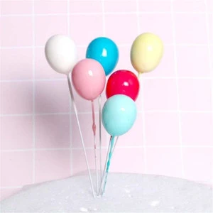Balloon Decoration Eco-Friendly Plastic Cake Topper for Birthday Wedding Baby Shower Christmas & New Year Parties
