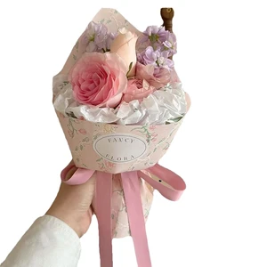 3D Embossed Petal paper, Thick Korean Floral Bouquet Luxury Gift Wrapping paper