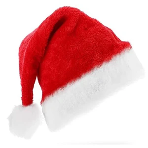 Christmas Hat for Adult Kids Santa Hat Unisex Xmas Hats Cosplay for New Year Holiday Party Supplies