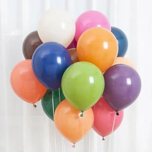 Various Colorful Latex Helium Balloons Party Weddings Graduation and Other Festive Bright Decorations 12 Inch Balloons