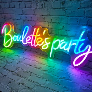Custom Acrylic Led Neon Sign for Wedding Birthday Party Wall Decoration