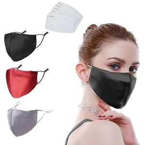 Comfortable Custom Soft 100% Silk Breathable Unisex Party Face Mask