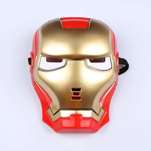 New LED Flashing Spider Man Mask Light up Costume Party Iron Man Mask