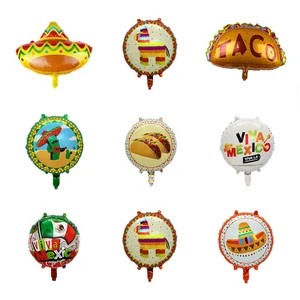 Mexico Carnival Foil Balloons Decoration Balloon Gifts