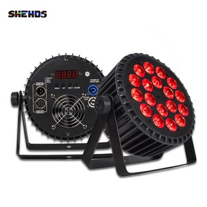 SHEHDS 18x12W RGBW 4in1 LED Par Light Aluminum Die-casting DJ Lights For Church Wedding