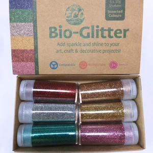 Biodegradable Fine Bio Glitter Crafts Plastic Cake Toppers Festivals Happy Birthday Mermaid Wedding Dress Mobile Phone