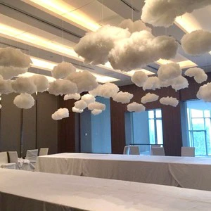 Creative Stage Ceiling Hanging Wedding Props Artificial Clouds Hanging Decors Window Shopping Mall Hanging Decorations