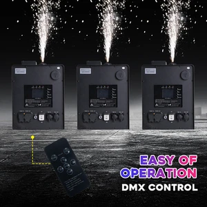 Hot Sale High Quality 1000W Cold Spark Fountain Machine Waterproof Indoor Outdoor DMX512 Remote Control For Wedding Event Show