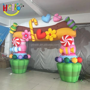 Customized Inflatable Arches Colorful Inflatable Flower Arches Inflatable Gate Blow up Archway