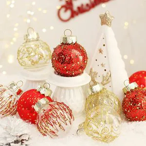 Christmas Balls Ornaments 25PCS for Christmas Tree Ornaments 3.15
