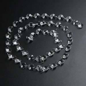 Ceiling Acrylic Beads Wedding Christmas Event Party Decorations Glass Scene Decorations Transparent Curtain Beads