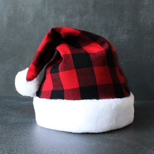 New Design Christmas Party Hat Santa Christmas Decorations Hats Christmas Hats for Adults