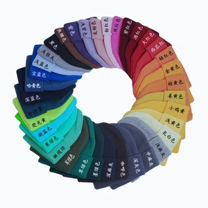 High Quality Winter Hats 60 Colors Beanies Manufacturer Custom Logo Skull Cap Beanies Embroidery Winter Knit Hats Beanie