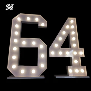 Marquee Letter Marry Party Letter Wedding Sign Led Light Number 6ft Light up Marquee Letters XV 15 With Factory Price
